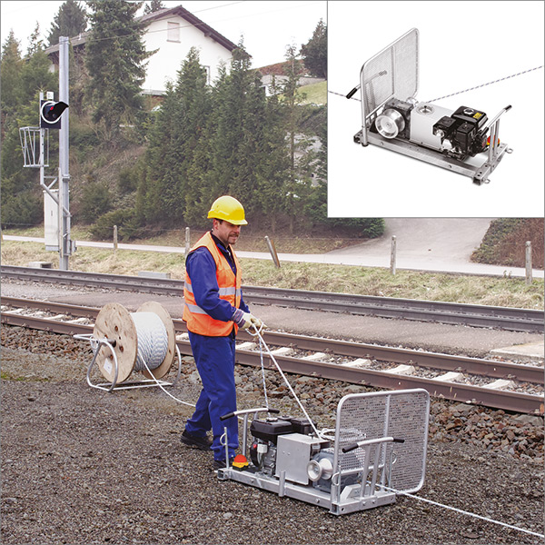 Бензиновая тросовая лебедка SPW 10B